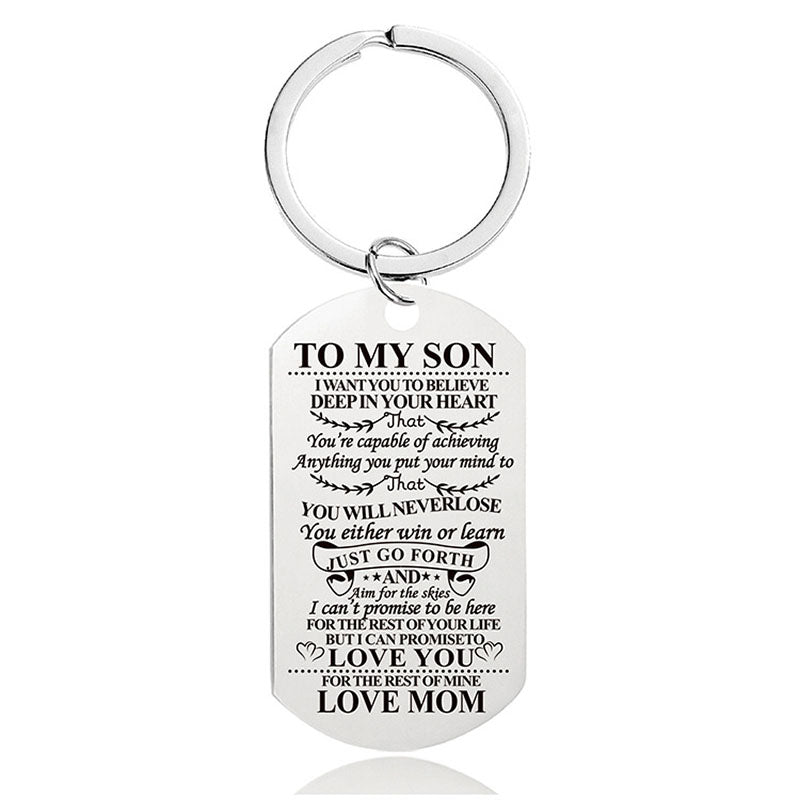 You Will Never Lose - Inspirational Keychain