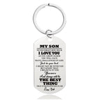 Never Forget How Much I Love You - Inspirational Keychain