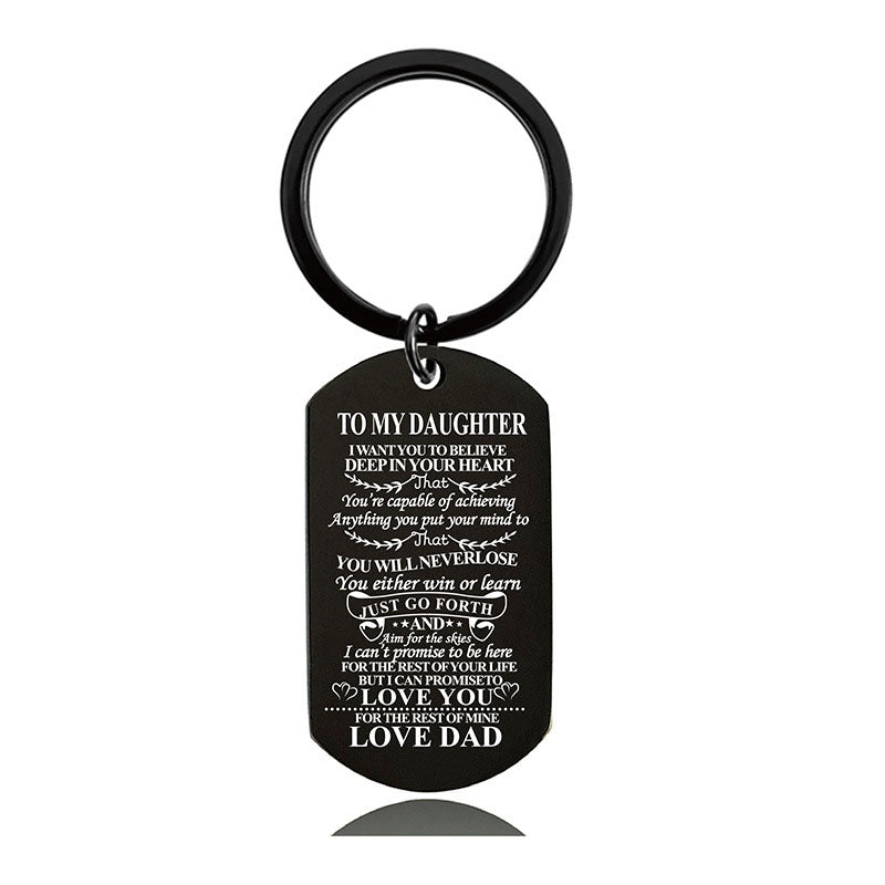 You Will Never Lose - Inspirational Keychain