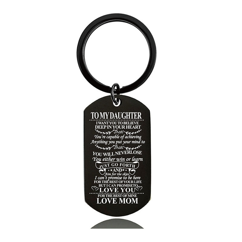 You Will Never Lose - Inspirational Keychain