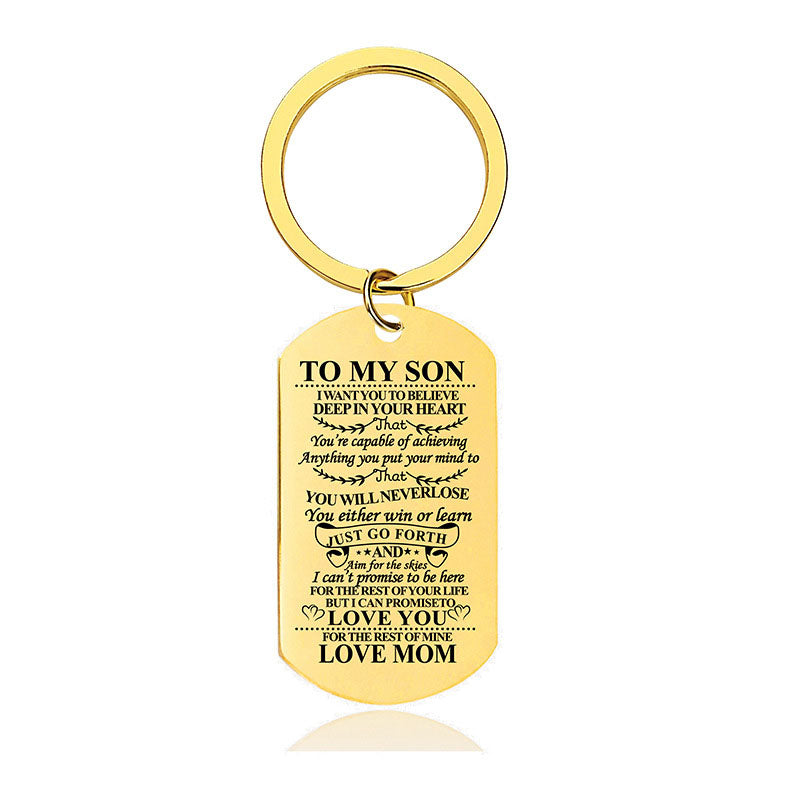 You Will Never Lose - Inspirational Keychain